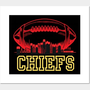 chiefs kansas city football Posters and Art